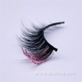 100 ٪ Mink Glitter Lashes Pink Parkle Mink Minkes